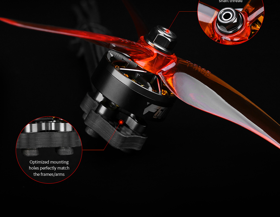 T-Motor F60 PRO IV Motor - 1950kv Red 12 - T-Motor