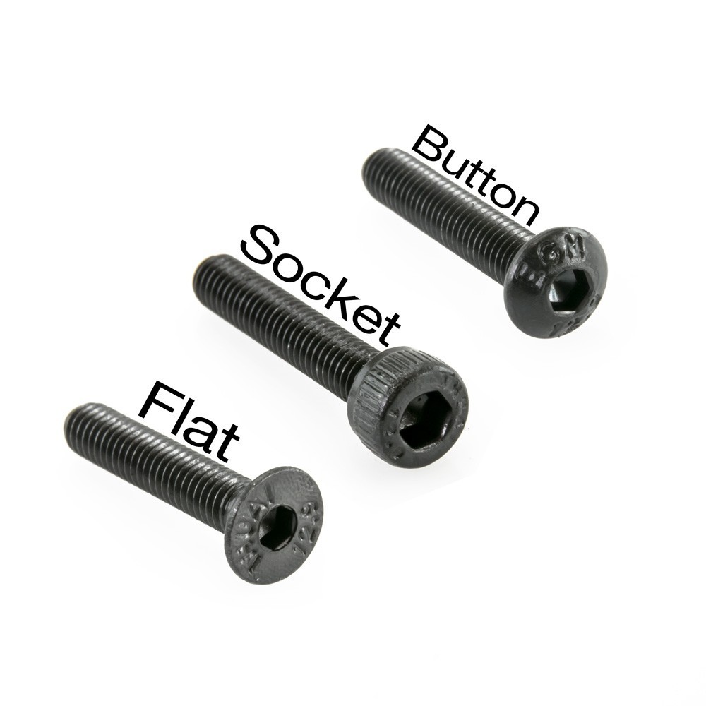 Set Of High Grade Steel Screws - Button Head (Pick Your Size) - 20pcs 4 -