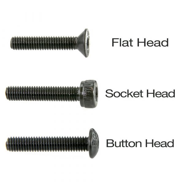 Set Of High Grade Steel Screws - Button Head (Pick Your Size) - 20pcs 2 -