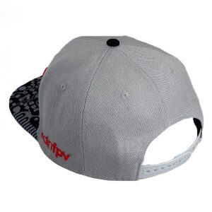 BrainFPV Snapback Cap- Circuit Brim Hat (Black & Grey) 6