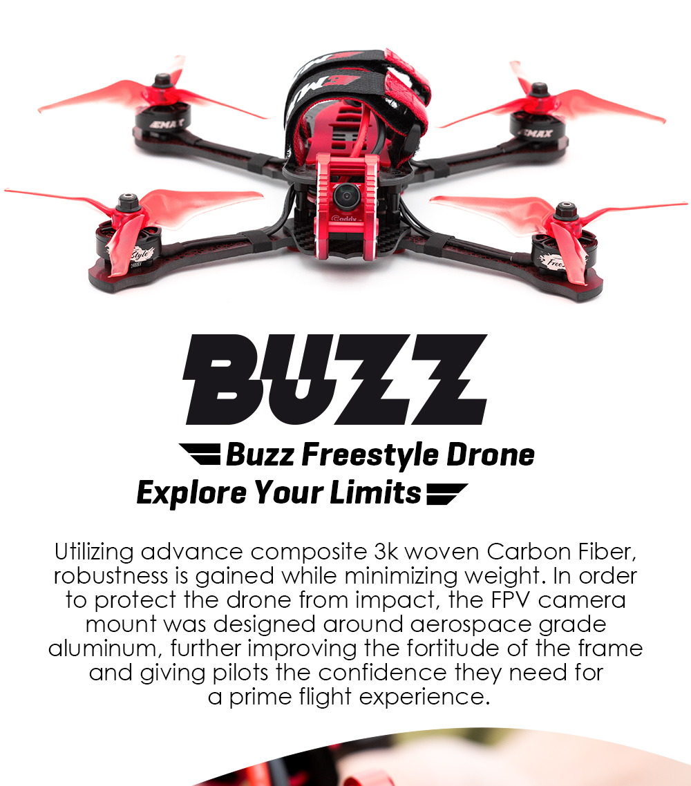 Emax Buzz 5-inch F4 2400KV 4S Freestyle FPV Racing Drone PNP 5 - Emax