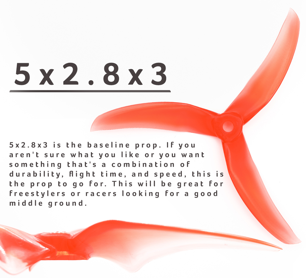 EMAX Avan Scimitar 5026 5x2.6 Inch 3-Blade Propellers (2 CW & 2 CCW) 2 - Emax