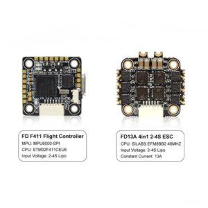 HGLRC FD413 16x16 STACK 2-4S F411 FC 13A BL_Heli_S 4in1 ESC For Toothpick