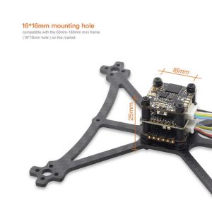 HGLRC FD413 VTX STACK - F4 FC, 13A BLS 4in1 ESC, 400mw VTX For Toothpick 12
