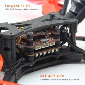 HGLRC Wind5 F7 60A 6S / 1600kv FPV Racing Drone - PNP 4 - HGLRC