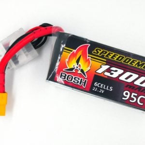Bosh Speed Demon V2 6s 1300mAh 95C FPV LiPo Batteries 3