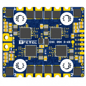 FETtec High Performance DShot 2400 4in1 35a ESC