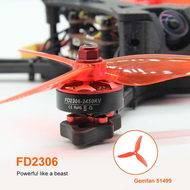 HGLRC Wind5 F7 60A 4S / 2450kv FPV Racing Drone - PNP 21 - HGLRC