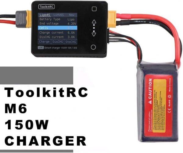 ToolkitRC M6 Portable LiPo Battery Balance Charger (Pick Your Color) 2 - ToolkitRC