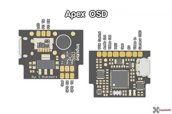 ImpulseRC Apex OSD Board 2 - ImpulseRC