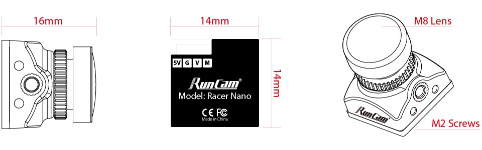 RunCam Racer Nano Micro FPV Camera 3 - RunCam