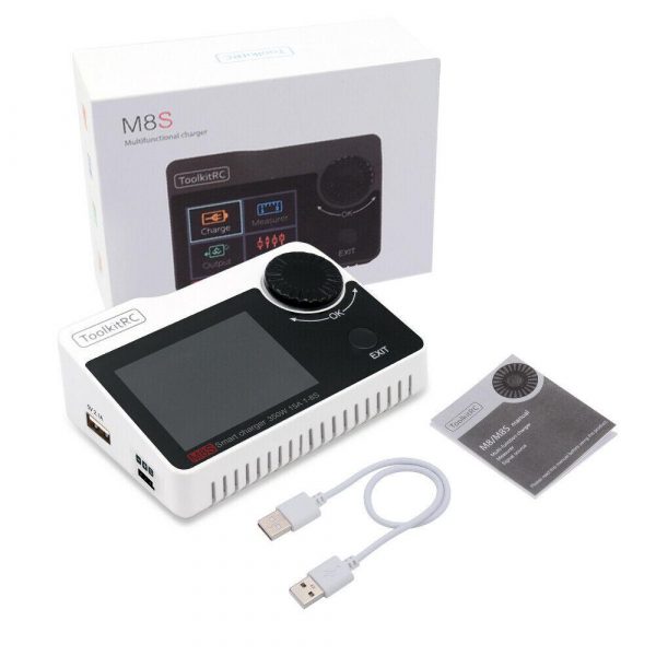 ToolkitRC M8s 400W 18A LiPo Battery Charger and Servo Tester (Pick Your Color) 1