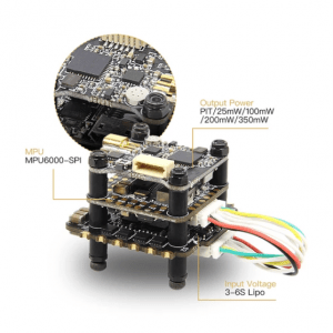 HGLRC FD435-VTX STACK 20X20 3-6S FD F4 Mini fc 35A 4in1 ESC FD VTX Mini