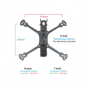 HGLRC Sector V2 HD 5in Freestyle Frame Kit