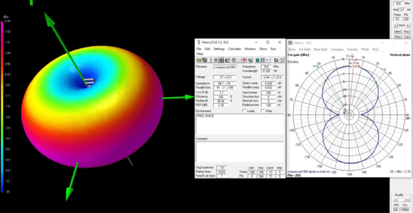 VAS 915Mhz Mini RX Antenna for TBS Crossfire