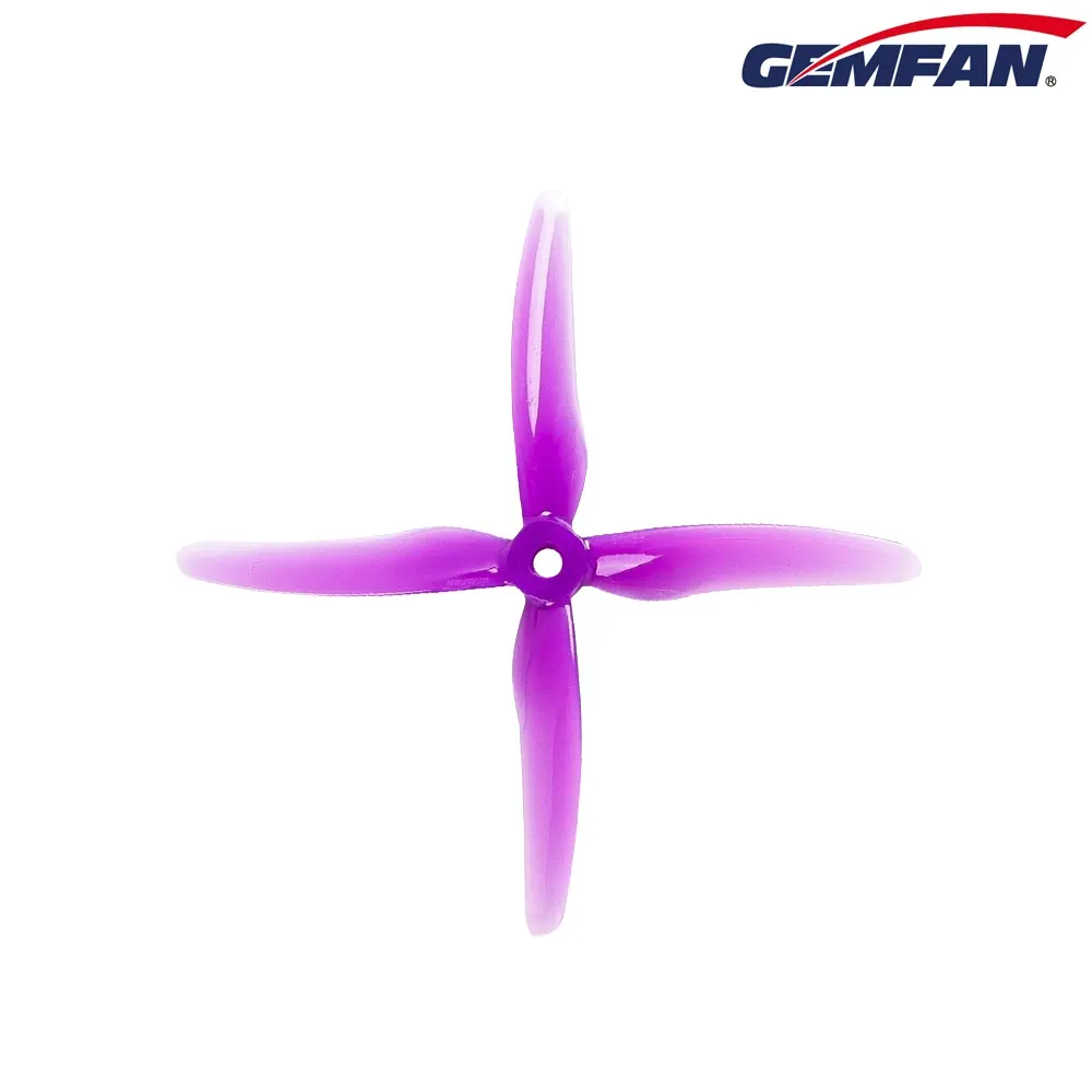 GemFan 5" Hurricane X 51455 4 Blade Props - Pick your Color 1 Hurricane X Props
