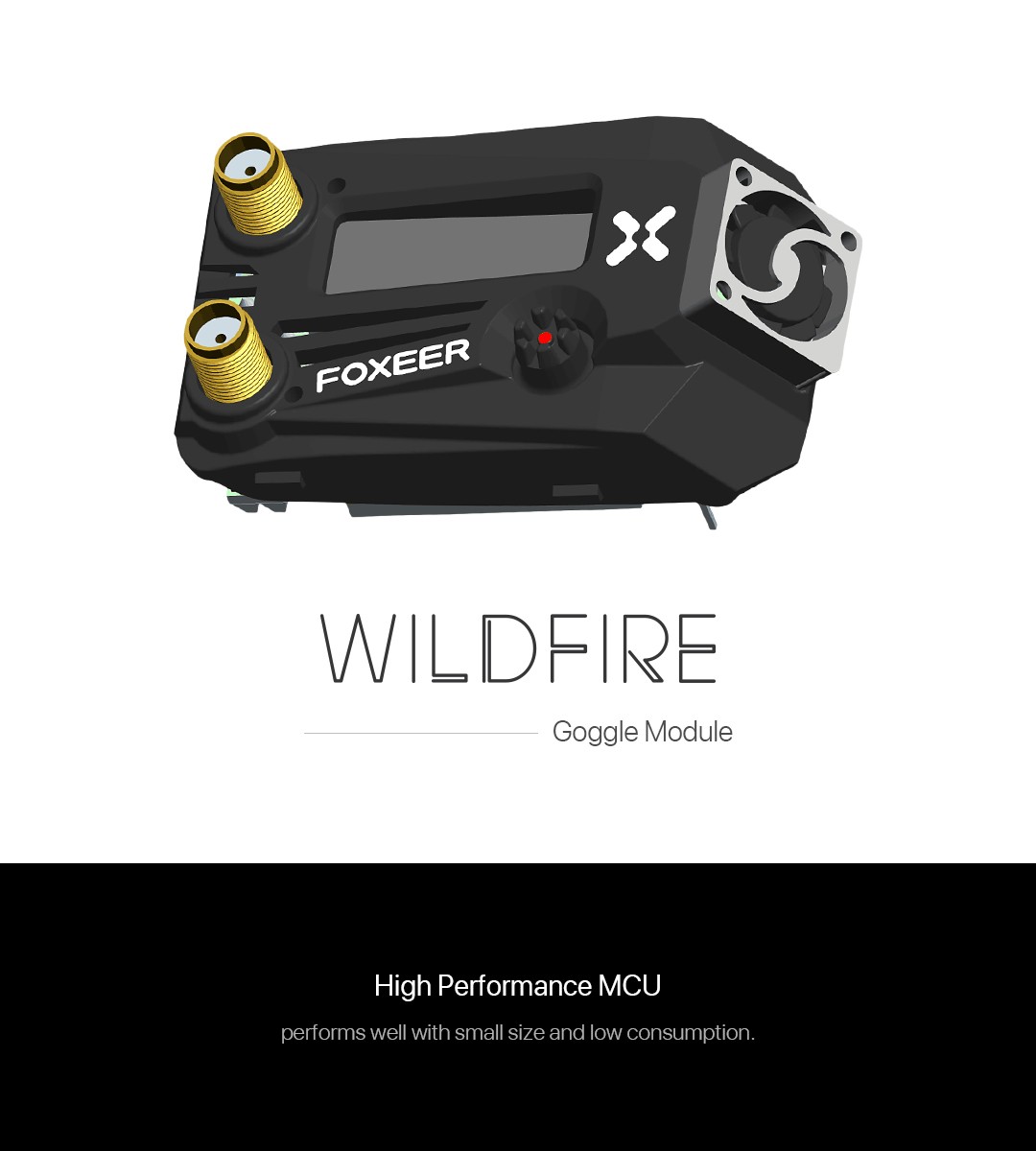 Foxeer Wildfire 5.8G Goggle Dual Video Receiver Module (Pick Your Color) 7 - Foxeer