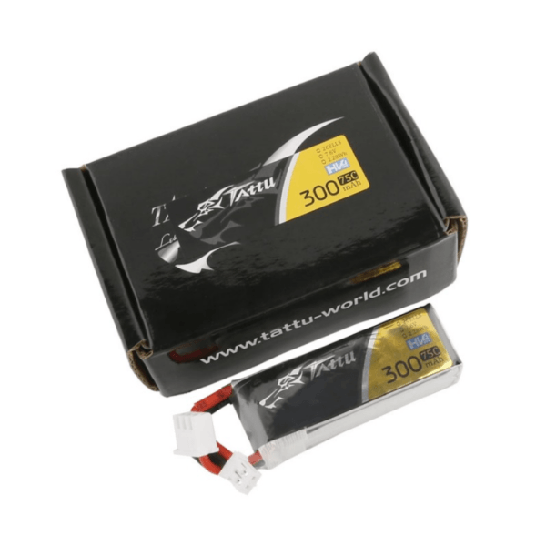 Tattu 300mAh 7.6V 75C 2S1P Lipo Battery Pack with JST-PHR Plug - Image 3