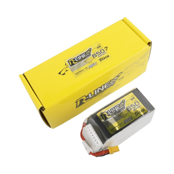 Tattu R-Line 650mAh 22.2V 95C 6S1P Lipo Battery Pack with XT30 Plug - Image 3
