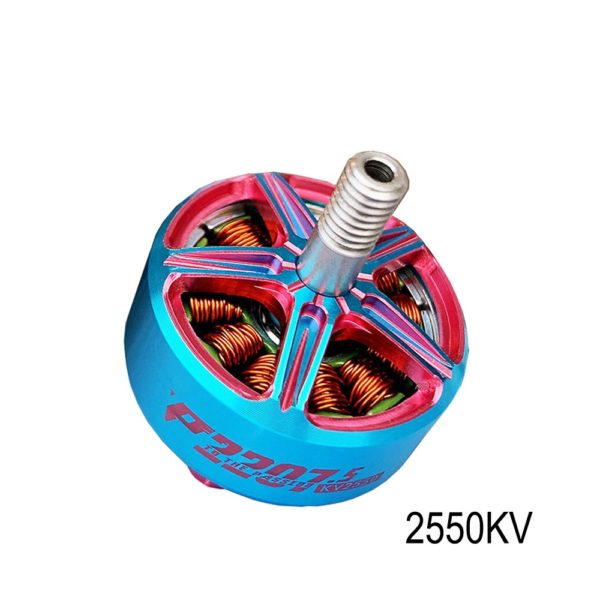 T-Motor PACER P2207.5 2550KV Motor - Blue and Pink - Image 2