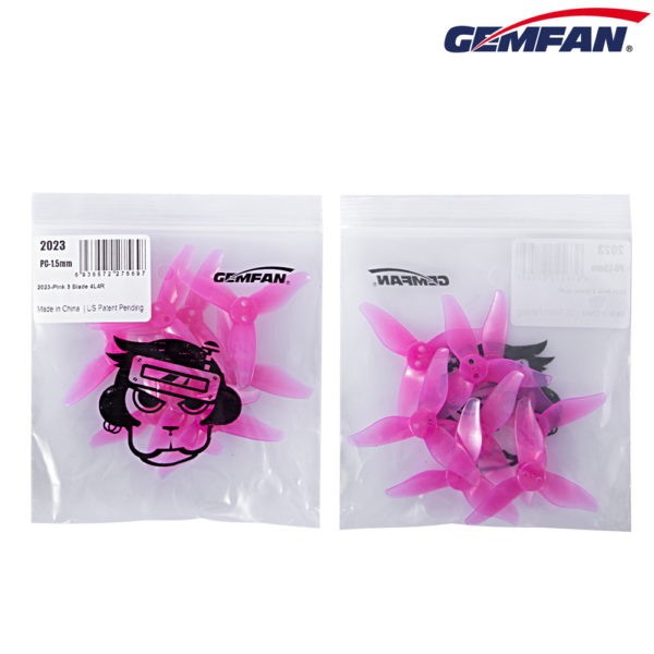 GemFan 2" Hurricane  2023 3 Blade Props - Pick your Color - Image 3