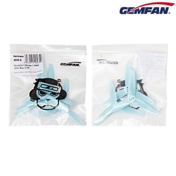 GemFan 3" Hurricane 3016 3 Blade Props - Pick your Color - Image 4