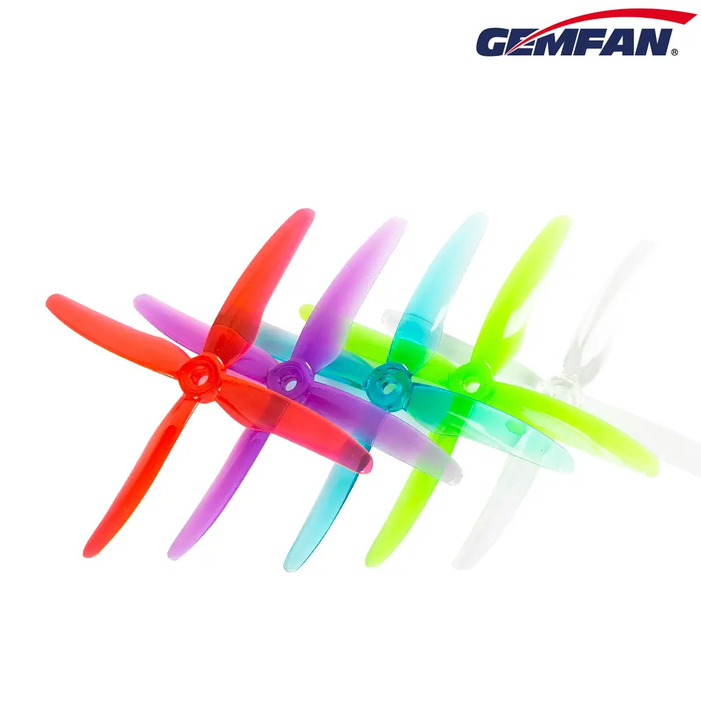 GemFan 5" Hurricane X 51455 4 Blade Props - Pick your Color 2 Hurricane 51455 Props