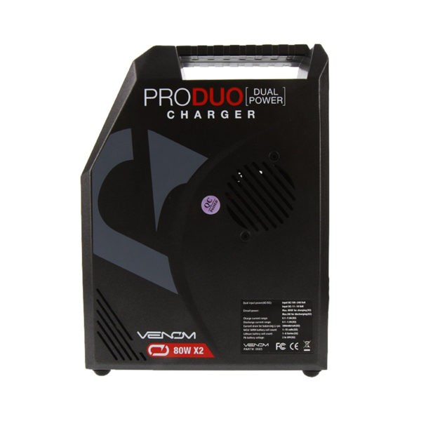Venom Pro Duo 80W 7A 2 Port AC/DC LiPo, LiHV & NiMH Battery Balance Charger - Image 3
