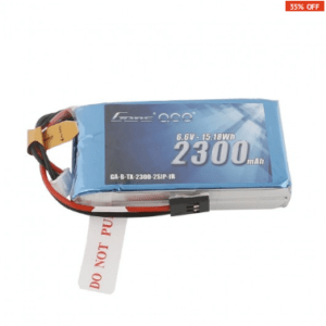 Gens Ace 2300mAh 6.6V 2S1P TX LiFe Battery Pack with JR-3P Plug