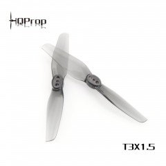 HQ Prop T3x1.5 Durable Bi-Blade 3" Prop 4 Pack - Grey 7 - HQProp