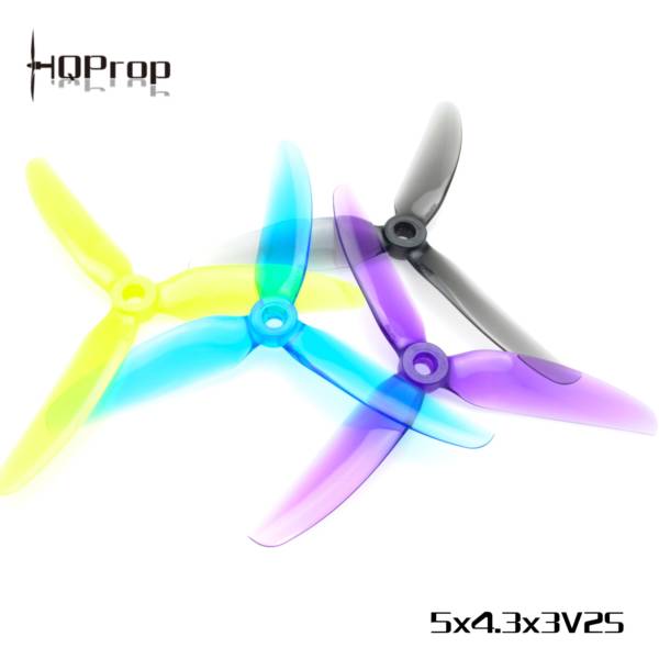 HQProp 5X4.3X3V2S Freestyle Props (2CW+2CCW) - Pick Your Color 1 - HQProp
