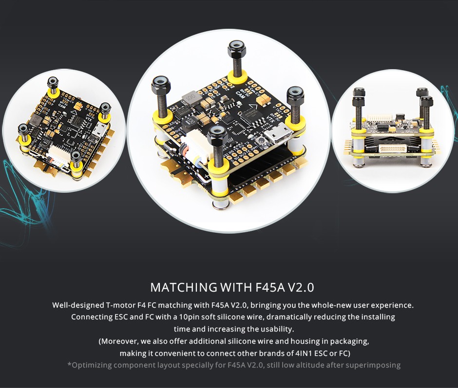 T-Motor F4 + F45A V2.0 4-in-1 Stack 7 - T-Motor