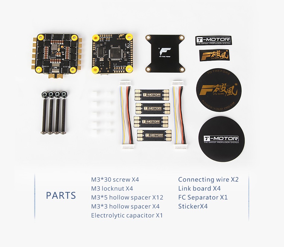 T-Motor F4 + F45A V2.0 4-in-1 Stack 9 - T-Motor