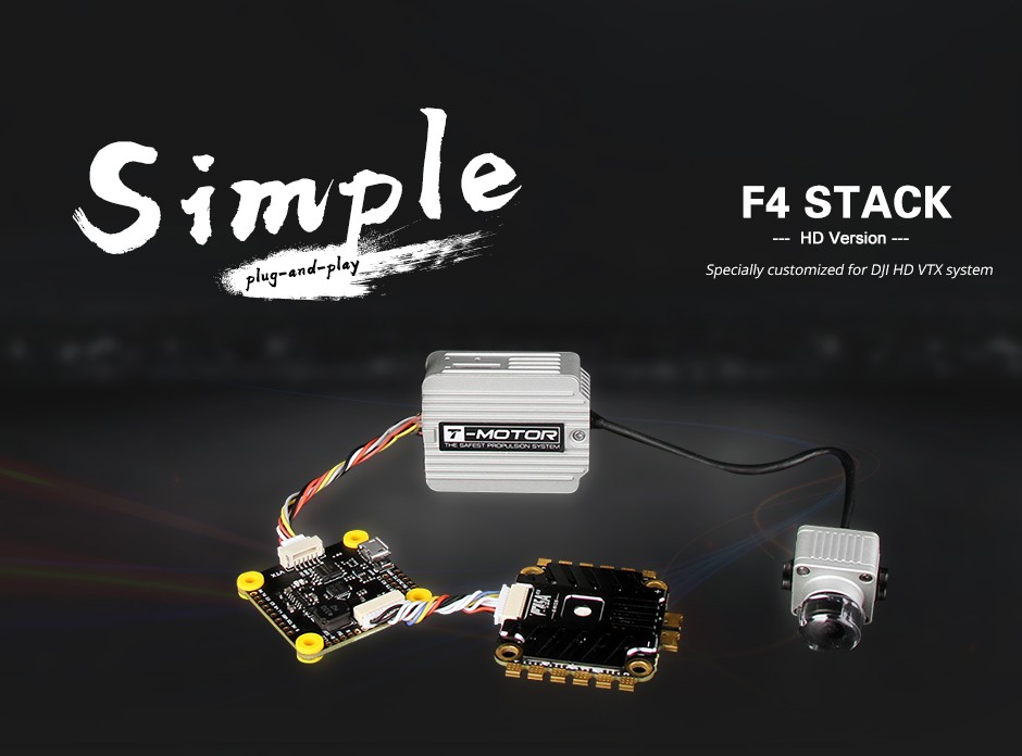 T-Motor F4 + F55A PROII HD Stack 5 - T-Motor