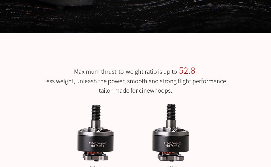 T-Motor F1507 3800KV Cinewhoop Motor 8 - T-Motor