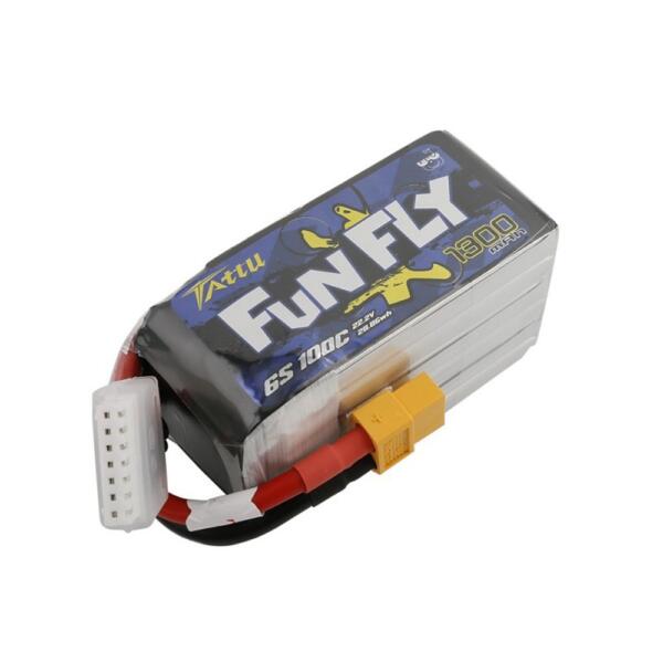 Tattu FunFly 1300mAh 6S1P 100C Lipo Battery