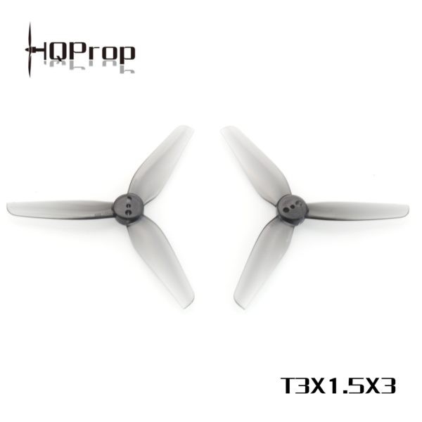 HQ Prop T3x1.5x3 Durable Tri-Blade 3" Prop 4 Pack - Grey - Image 2