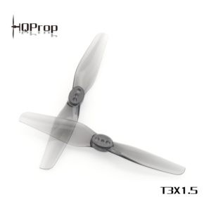 HQ Prop T3x1.5 Durable Bi-Blade 3" Prop 4 Pack - Grey 1 - HQProp