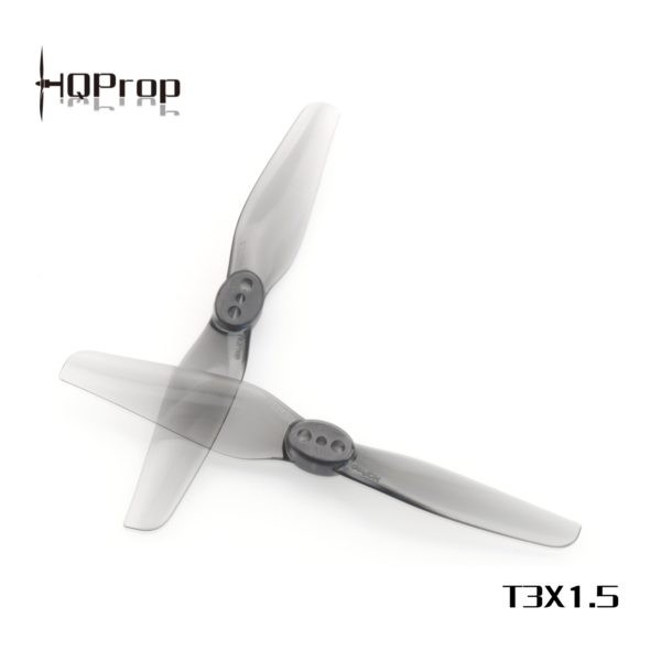 HQ Prop T3x1.5 Durable Bi-Blade 3" Prop 4 Pack - Grey - Image 2