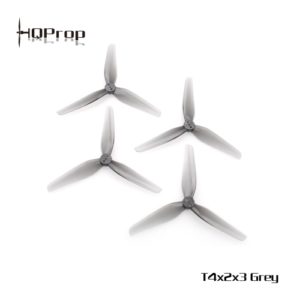HQ Prop T3x1.5x3 Durable Tri-Blade 3" Prop 4 Pack - Grey