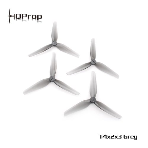 HQ Prop T3x1.5x3 Durable Tri-Blade 3" Prop 4 Pack - Grey 1