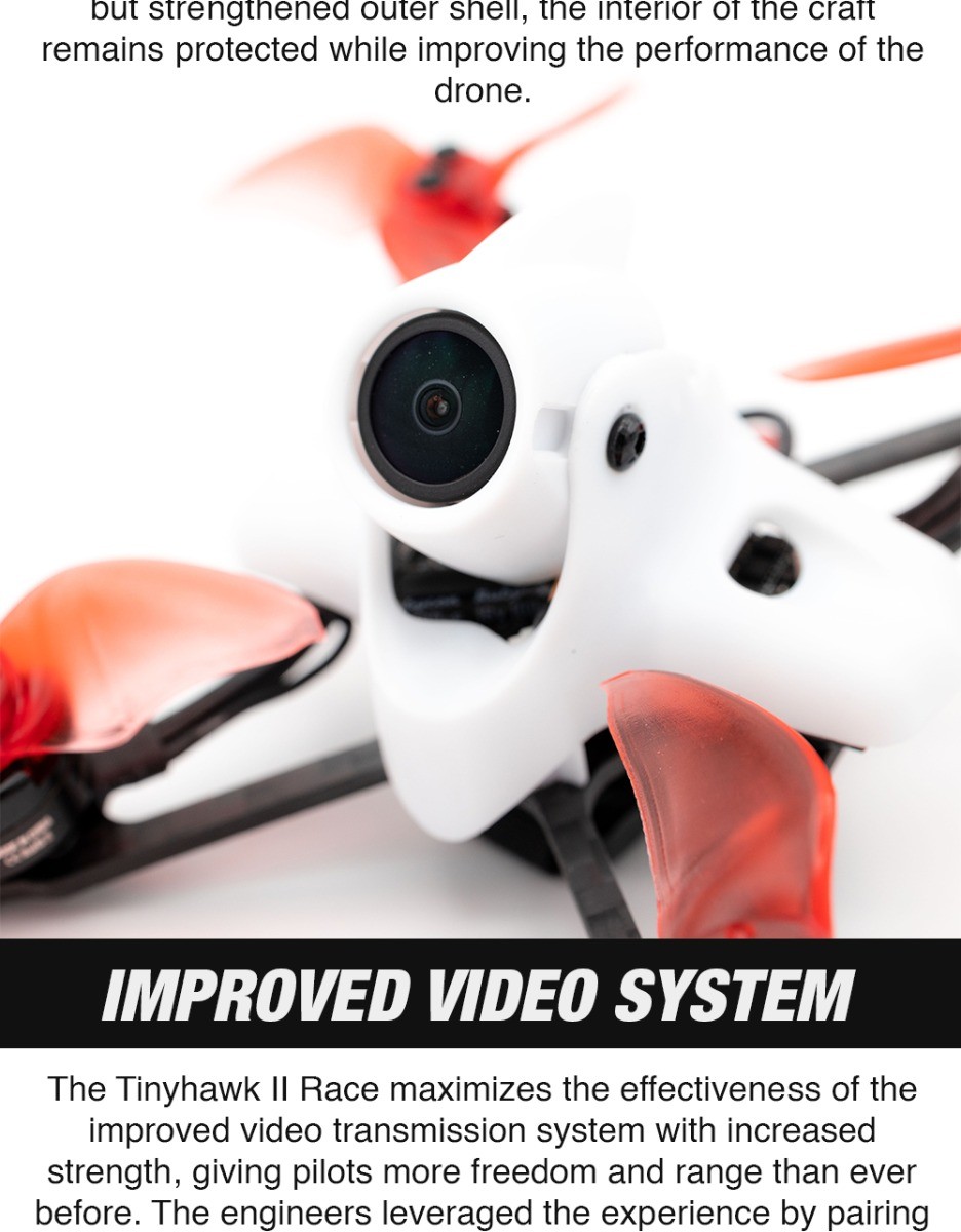 EMAX Tinyhawk II Race 2 inch FPV Racing Drone - BNF 16 - Emax