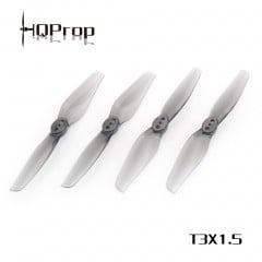 HQ Prop T3x1.5 Durable Bi-Blade 3" Prop 4 Pack - Grey 6 - HQProp