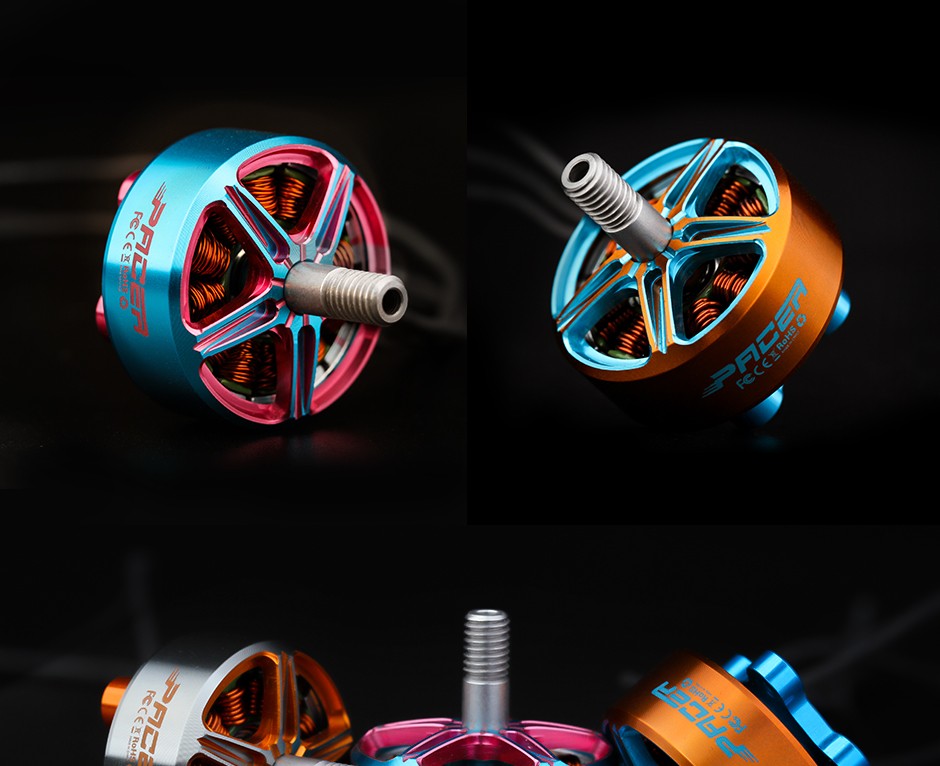 T-Motor PACER P2207.5 2550KV Motor - Blue and Pink