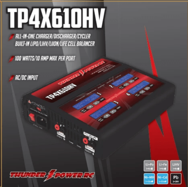 Thunder Power RC QUAD 4 X 100W AC/DC CHARGER 1 - Thunder Power RC