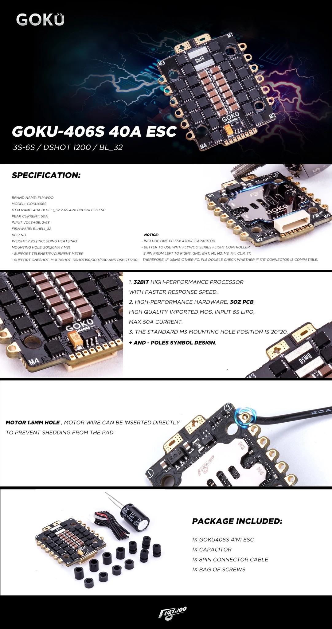 goku 406s esc infographic