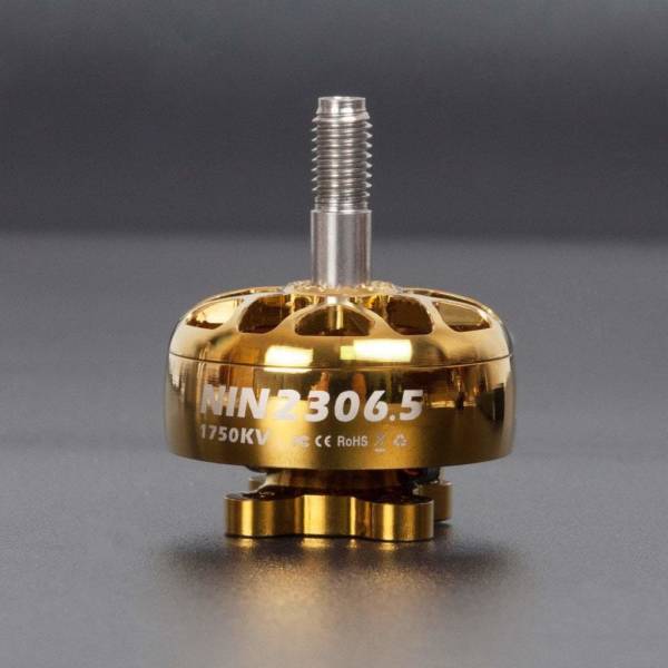 FLYWOO NIN PLUS 2306.5 Gold 2-6S Brushless FPV Motor - (Pick Your Kv) - Image 5