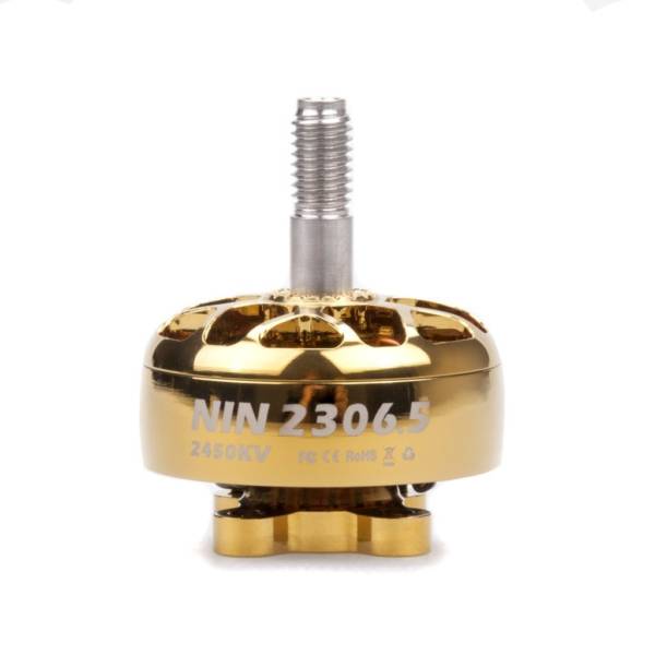 FLYWOO NIN PLUS 2306.5 Gold 2-6S Brushless FPV Motor - (Pick Your Kv) 1 - Flywoo