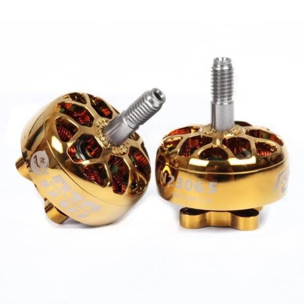FLYWOO NIN PLUS 2306.5 Gold 2-6S Brushless FPV Motor - (Pick Your Kv) - Image 2