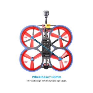 HGLRC Veyron 3 Cinewhoop FPV Racing Drone with Caddx Ratel 6S - Blue 1 - HGLRC